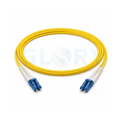 LC UPC To LC UPC Duplex OS2 Uniboot Fibre Patch kabel